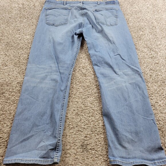 Levis 505 Jeans Mens 42x30 Regular Straight Denim Medium Wash - Picture 5 of 7